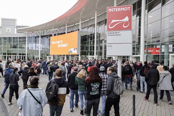 Impression von der INTERMOT 2022, Eingang Nord